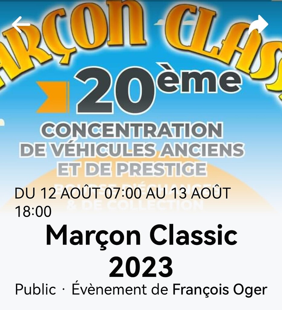 Marçon classic 12 et 13 août 2023 - Spécial Campers - VW Camper