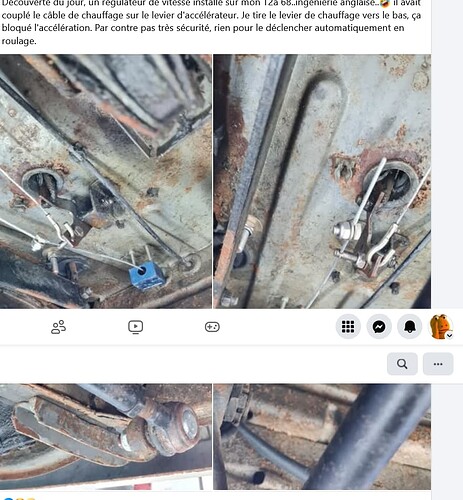 Screenshot 2025-08-18 at 11-16-02 type2addict Découverte du jour un régulateur de vitesse installé sur mon T2a 68..ingénierie anglaise..🤣 il avait couplé le câble de chauffage sur le lev... Facebook
