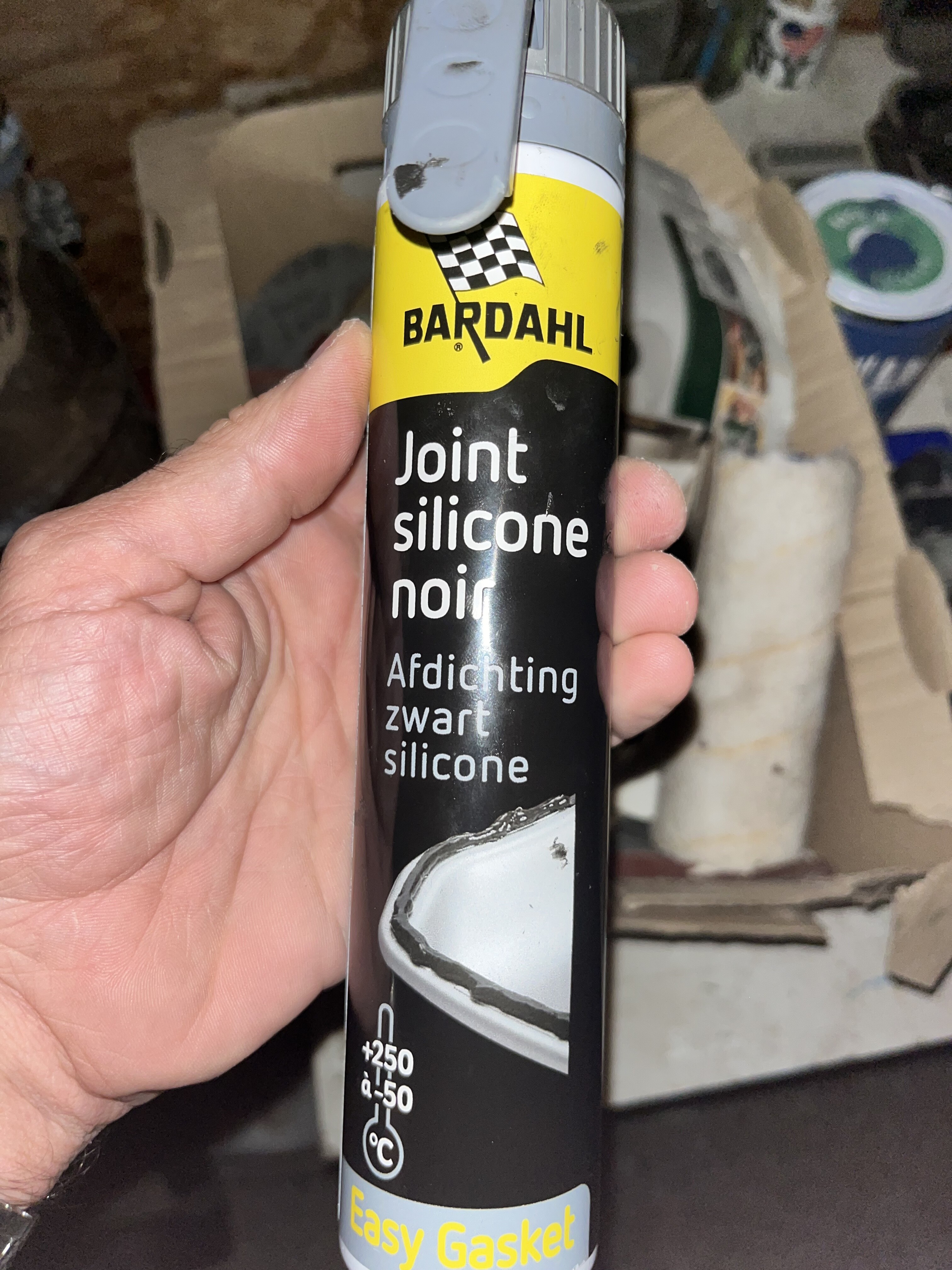 Joint Silicone Noir Bardahl 90g